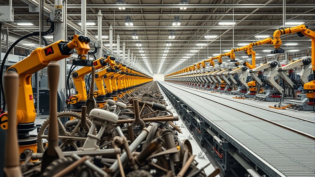 assembly line revolutionizes manufacturing