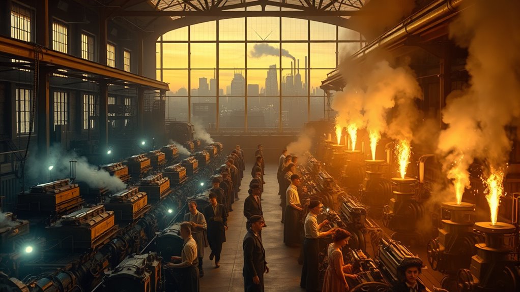 industrial wealth and class shifts