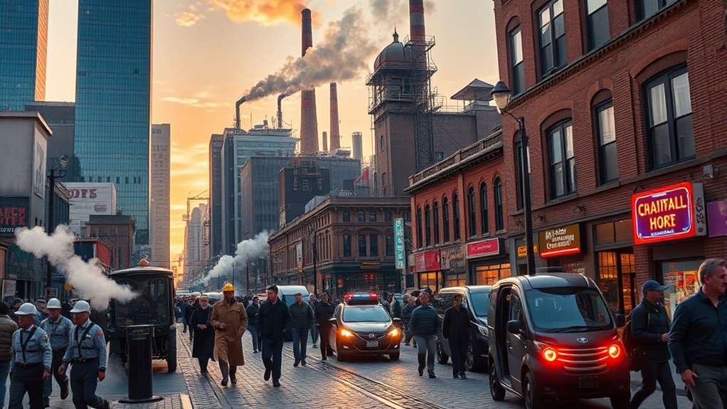 industrialization reshaped labor and cities