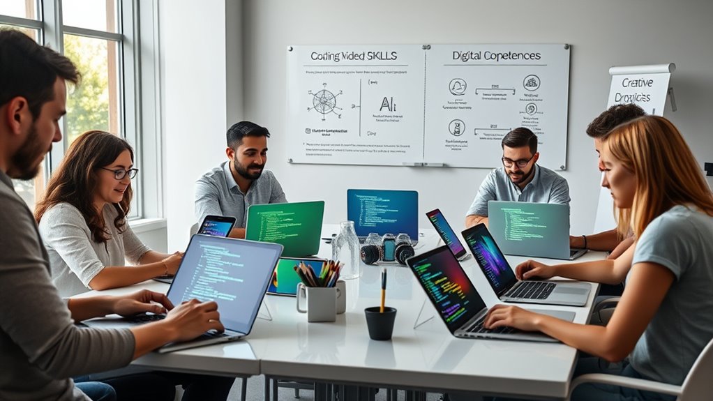 integrate coding with digital competencies