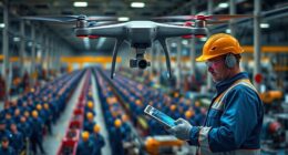 monitoring or aiding workers