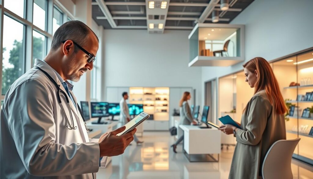 AI case studies showcasing effective AI search applications in healthcare and e-commerce
