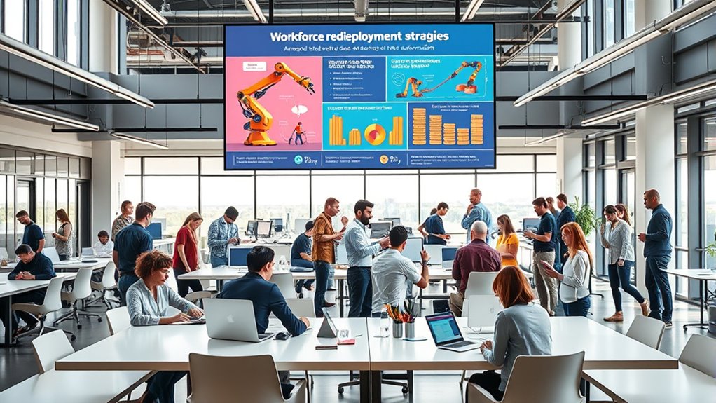 automation creates and displaces jobs