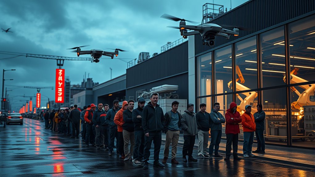 automation driven job displacement risks