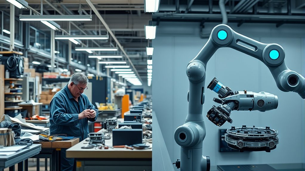 automation reduces middle jobs