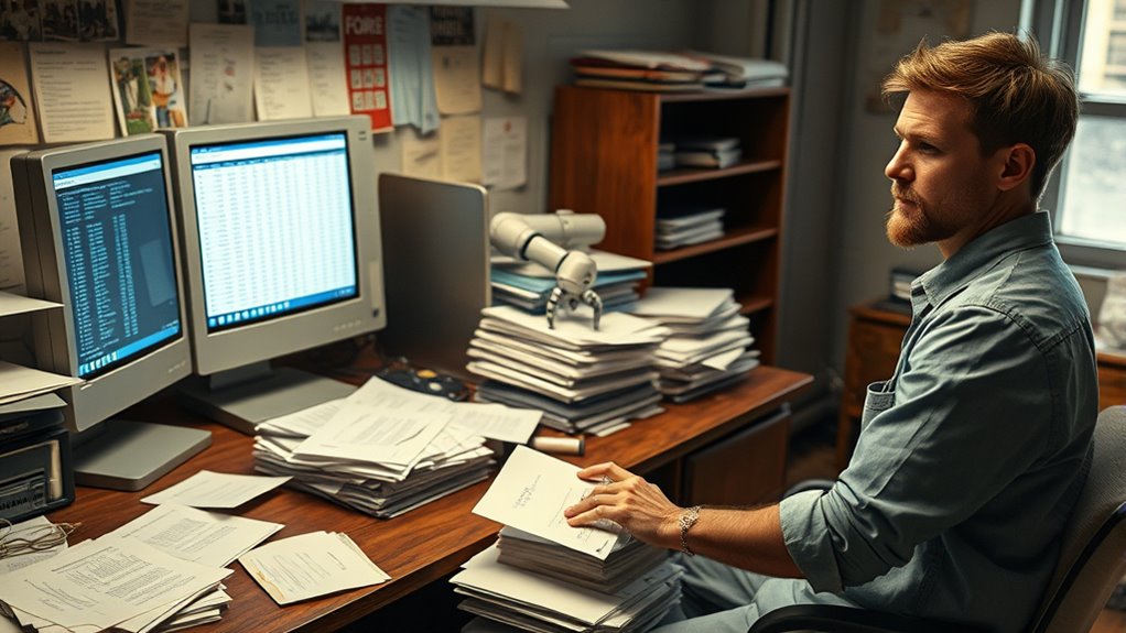 automation threatens clerical jobs