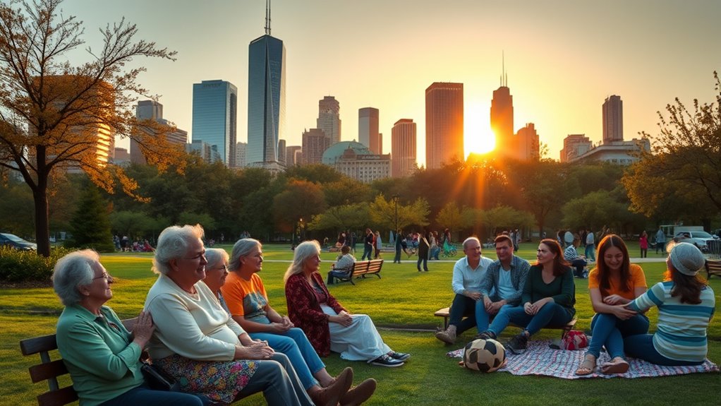 enhanced well being and social cohesion