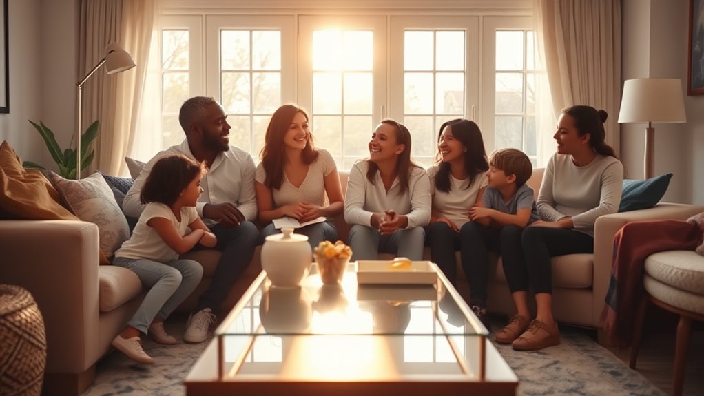 family bonds strengthened through stability