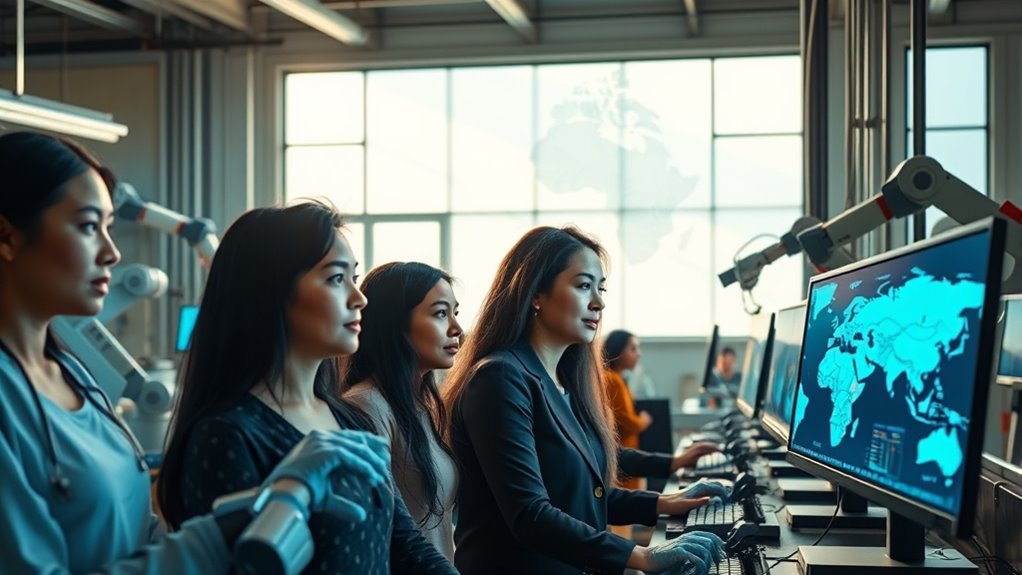 regional automation gender disparities