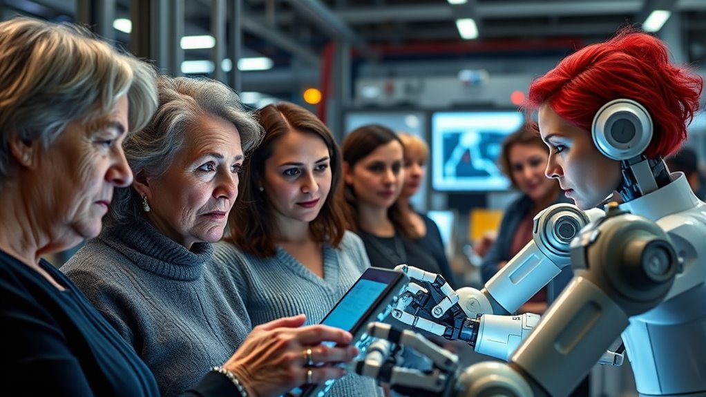 women face automation vulnerabilities