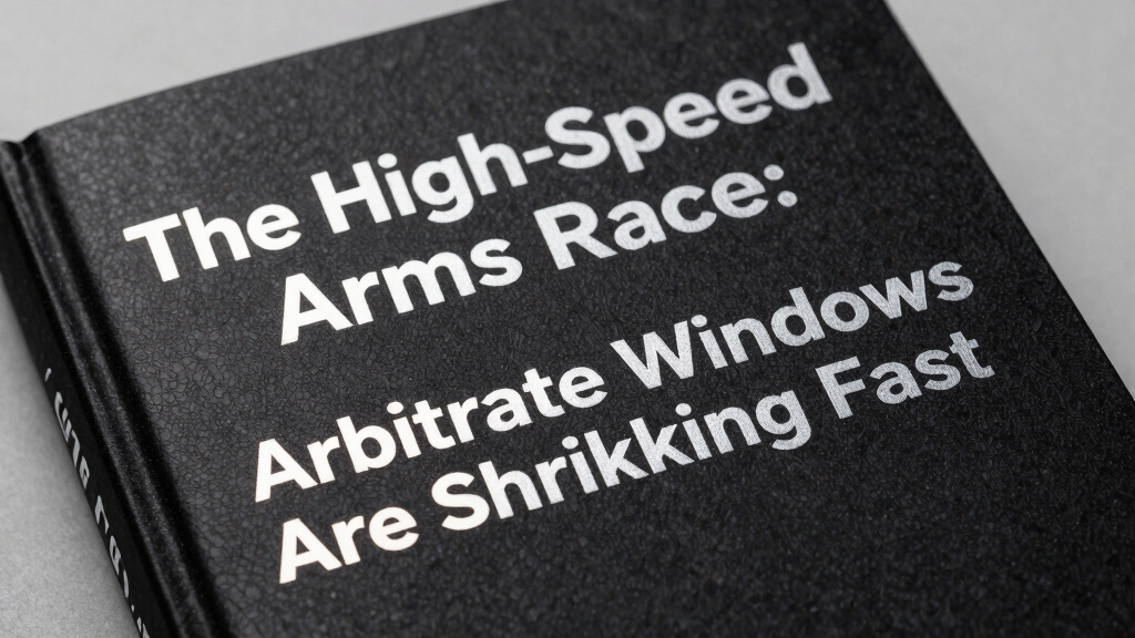 The High-Speed Arms Race: Arbitrage Windows Are Shrinking Fast