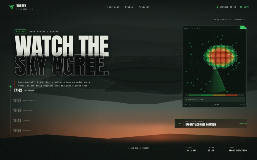 Vortex Field Unit — Plains Intercept Archive — Procedural Synchronization (FABLE/175, room 65)