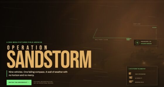 Operation Sandstorm — Field Archive 107 — Procedural Particle System (FABLE/175, room 107)