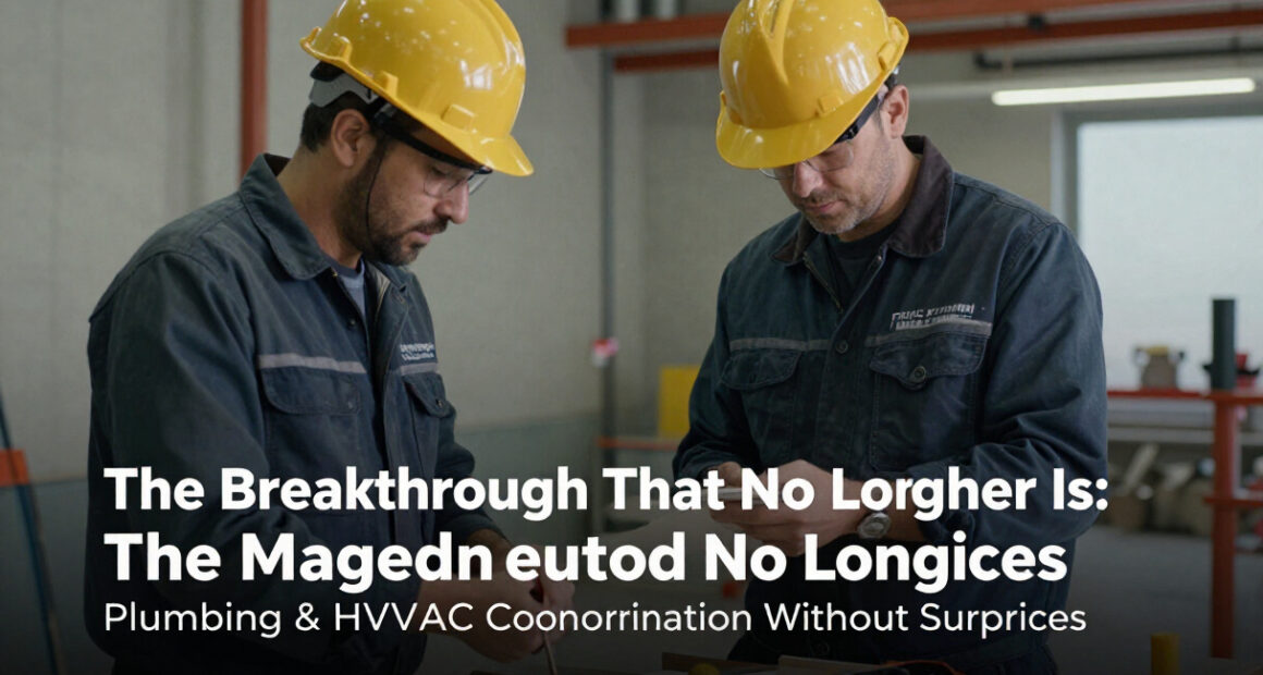 The Breakthrough That No Longer Is: Plumbing & HVAC Coordination Without Surprises