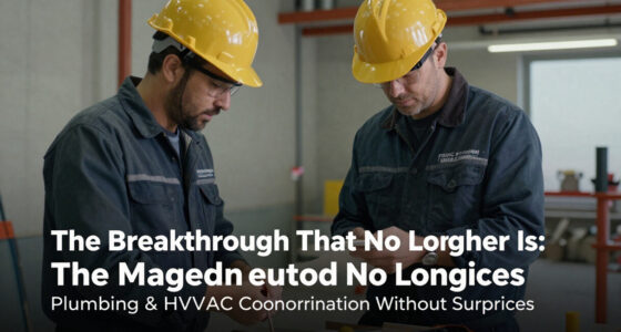 The Breakthrough That No Longer Is: Plumbing & HVAC Coordination Without Surprises