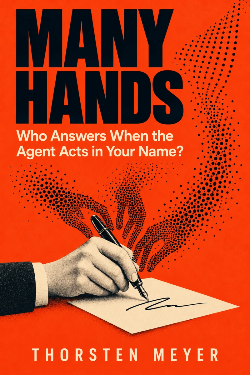 Book cover of Many Hands: Who Answers When the Agent Acts in Your Name? by Thorsten Meyer
